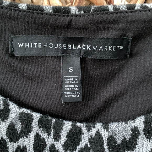 WHBM Animal Knit Jacquard Dress - Picture 10 of 12